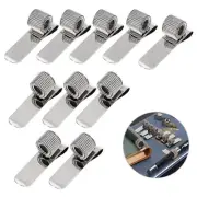 BTSKY Stainless Pen Holder Clip for Notebook and Clipboard with Spring 5 Top ...