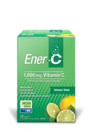 Ener-C Effervescent Vitamin C Drink Mix (Lemon Lime) Sachets X 12