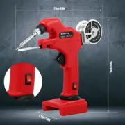 Cordless Soldering Iron Gun For Milwaukee 18V Battery Portable Welding Tools
