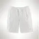 美國百分百【Ralph Lauren】棉褲 短褲 休閒褲 褲子 Polo 運動 抽繩 RL 小馬 男 白色 S F425