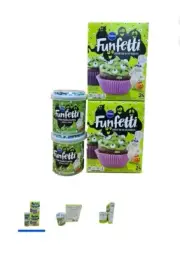 Pillsbury Funfetti Slime Chocolate Cake Mix with Candy Bits, 15.25 Oz Box...