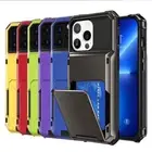 Card Slot Wallet Case for iPhone 16 15 14 13 12 11 Pro Max Mini XS XR 6 7 8 Plus