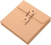 DOITOOL 10pcs Paper CD Sleeves CD DVD Packaging Bags for Safe Storage and Transport Prevents Scratches and Dust Easy Open and for Organizing Media