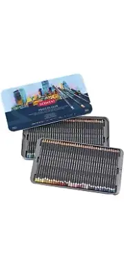 NEW Derwent 72 ProColour Coloured Pencils Tin Set Professional