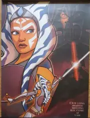 Star Wars Karen Hallion Our Long Awaited Meeting Art Print Poster Ahsoka Anakin