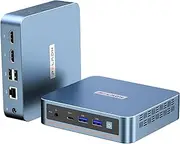 PELADN Mini PC, N100(up to 3.4GHz),16GB DDR4/512GB SSD,Type-C/Dual HD,Mini Desktop Computer,4K/60Hz Triple-Display USB3.0/BT4.2/WiFi Mini Computers for Home Business