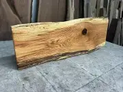 Live Edge Oak Wood Slab / Rustic Oak / Kiln Dried Oak Shelf Wood / Figured Oak