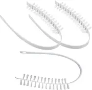PACKOVE 3pcs Multifunctional Washing Machine Cleaning Brush Flexible Laundry Brush for Deep Cleaning Drum Dirt Remover for Household Appliances