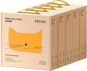 Premium Clumping Cat Litter, 22lb (10kg) & 5.5lb (2.5kg) Packs, Fine Grain Bentonite & Tofu Blend, Superior Odor Control, Fast-Acting Absorption, Dust-Free Formula for Home Freshness