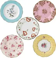 [Royal Albert] 100 Years 1950-1990 Plate 5 Piece Set