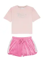Juicy Couture Kids Cotton and Velour T-shirt and Shorts set - Pink - 15-16Y (16 Years) 15-16Y (16 years)