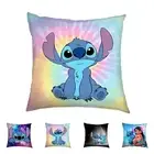 Disney Lilo Stitch Cartoon Pillow Case Plush Cushion Cover Home Sofa Decor Gift＊