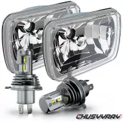 Pair 5x7'' 7x6'' LED Headlights Hi-Lo DRL for Ford E150 E250 E350 Cargo Van (for: Toyota)