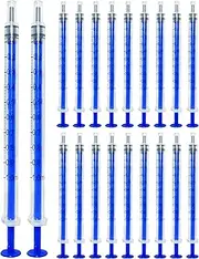 144 Pack 1ml 1cc Syringe, Luer Slip Tip Syringe Without Needle, No Cap, Non-Sterile, Not for Injection, Bulk Package, Not Individual