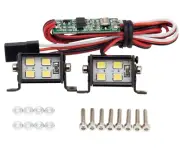 PowerHobby 15MM RC Double Row LED Lights Headlights Spotlight w/Controller fo...