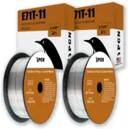 (2 Pack) PGN Flux Core Wire .030 - E71T-11 .030 Inch, 2 Pound Spool - Gasless Mi