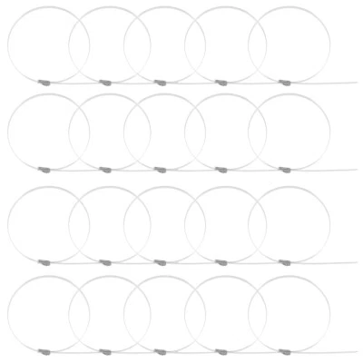 100 Pcs Stainless Steel Cable Tie Metal Wire Zip Ties Heavy Duty