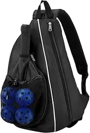 Pickle Ball Bag - Pickle Ball Paddle Storage Bag | Large-Capacity Zipper Storage for Clothing Shoes Sports Equipment Towels Mobile Phones Keys
