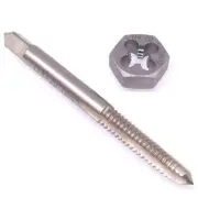 US Stock HSS 1/4-20 Tap & 1/4-20 Hexagon Die Thread Right Hand Set