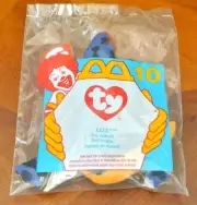 LIZZ McDonalds Teenie Beanie Babie Toy Lizard Animal ERROR on Dates