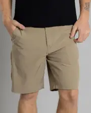 [Volcom] Volcom Men's Kerosene Hybrid Walk Shorts in Khaki Heather Brown Size 36 36 Khaki Heather Brown