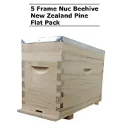 5 Frame Nuc Beehive Flat Pack Nucleus Bee Hive Beekeeping Frames NZ Pine Wooden