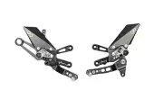 LIGHTECH Floorboards Rear Set Overturned Fixed Aprilia RSV4 1100 Factory