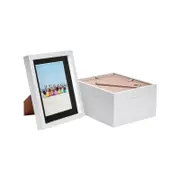 Nicola Spring 8" x 10" White 3D Box Photo Frames - 5" x 7" Mount - Pack of 5