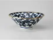 Old dyed octopus arabesque depth opening noodle bowl [19.5 x 9.3cm 1200cc 700g] [Ramen bowl] [for Chinese Asian noodle shop Japanese unit restaurant business]