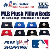 Pets First MLB Plush Pillow Bed For Dogs & Cats Premium Quality Dog Pillow Bed
