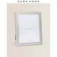 在飛比找Yahoo!奇摩拍賣優惠-【熱賣下殺】相框ZARA HOME 歐式簡約銀色圓點相框生活