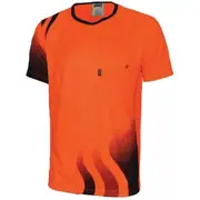 Wave Sublimated Polyester Tee Short Sleeve - Different colors