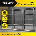 Giantz 3x1.5M Garage Shelving Warehouse Rack Pallet Racking Storage Charcoal