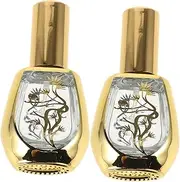 Luxury 10ml Perfume Bottles Set of 2 Glass Travel Perfume Bottles for Refillable Scent Essential Oil Storage