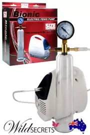 NEW Size Matters Bionic 9.25 inch Electric Penis Pump, Sex Toy, Wild Secrets