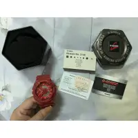 在飛比找蝦皮購物優惠-G-Shock-雙顯手錶 紅橘-GA110AC-4A
