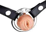 HGDTYRI BDSM Labia Anal Plug Penis Cage with Urethral Plug, Chastity Cage with Belt Removable Pussy Sex Toy for Men(Flesh,45mm)