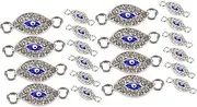 [Tofficu] Devil's Eye Pendant Evil Eye Earring Charms Necklace Charms Evil Eye Jewelry Links Evil Eye Bracelet Evil Eye Charm Evil Eye Car Charm Eye Rhinestone Charms Zinc Alloy