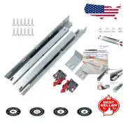 Heavy-Duty Alloy Steel Undermount Drawer Slides - Concealed and Durable Design