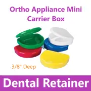 Dental Ortho Appliance Case Mini Retainer Box, 5/8"H, Pocket Size, 1-150/Bx