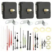 Clock Mechanism Replacement, 3Set Quartz Clock Mechanism DIY Wall Clock 1-668
