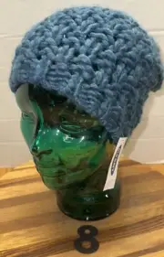 NWT WOMENS OLD NAVY CROCHETED SLOUCH HAT BLUE OSFM NEVER WORN!! #8