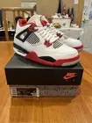 Nike Air Jordan 4 Retro OG GS - Fire Red 2020 Size 5.5y Deadstock NiB