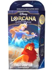 Disney LORCANA The First Chapter TCG STARTER DECK SAPPHIRE & STEEL 2 PACKS