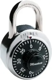 Master Lock 1500D Locker Lock Combination Padlock Black
