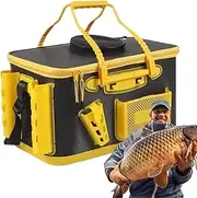 Bait Fish Bucket | Portable Multifunctional Fish Cooler | Fishing Accessories for Boat Kayak Camping Travel Car & Outdoor Activities