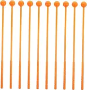 Kisangel 10pcs Handheld Drum Stick for Teaching Drum Hammers Lightweight Design for Easy Grip Educational for Boys and Random Color