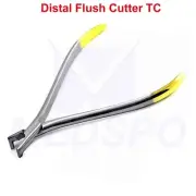 Orthodontic Distal Flush Cutter TC Dental Wire Hold & Cut Long Handle Plier CE