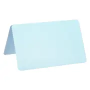 Blank Greeting Cards,50Pcs Favor Decor Foldable Card ,Blue Pearlescent Paper