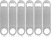 Heavy Duty Stainless Steel Flat Bottle Opener, 6 Pack Beer Bottle Opener for ...